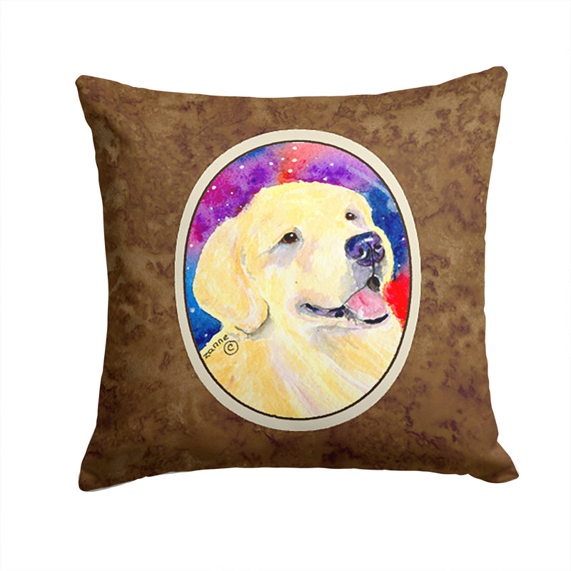 Coussin décoratif intérieur/extérieur golden retriever