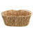 Handwoven Wicker Basket Set with Folding Handles (Set of 2)