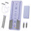 Ensemble de planche de Pilates pliable avec minuterie et support pour téléphone, Home Fitness Reformer, mauve-125431420