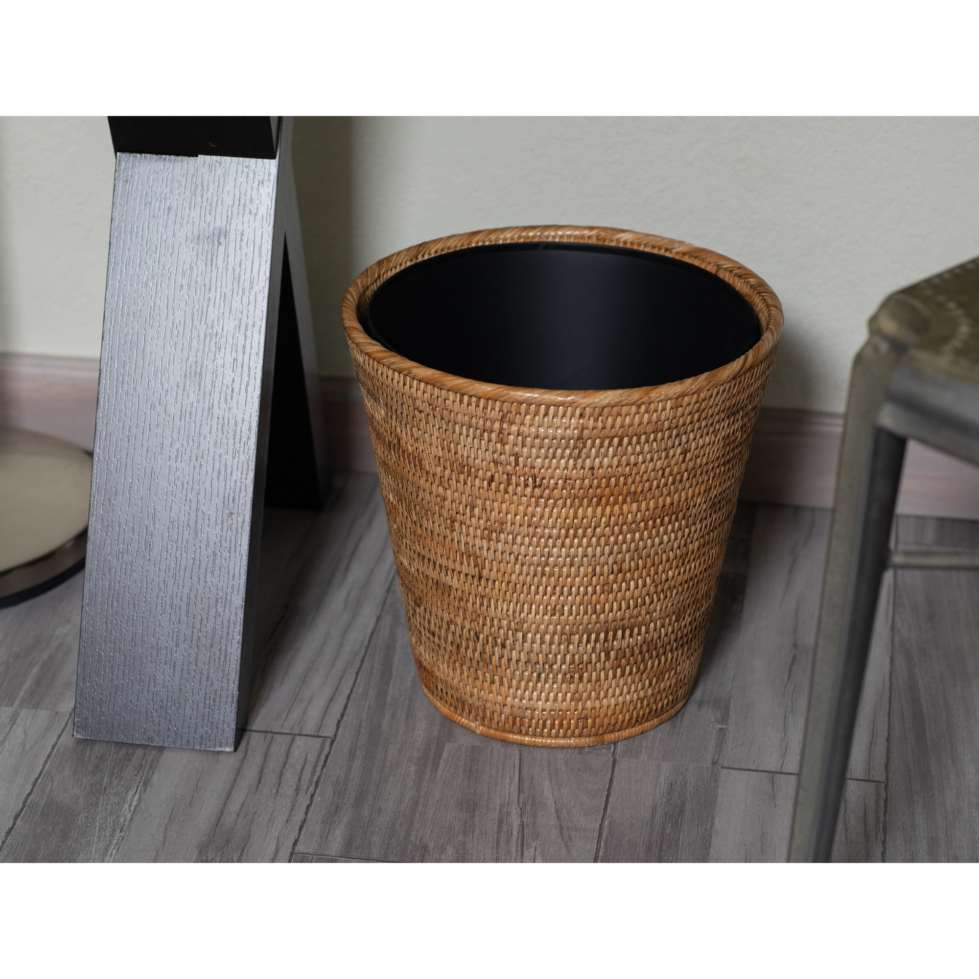 Cloverly 4 Gallons Waste Bin, Honey Brown