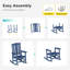 Chaise berçante d'extérieur en PEHD-1625274682