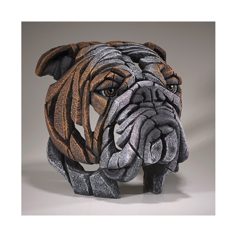 Sculpture buste de chien edge