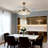 Modern 42" Ceiling Fan With Led Light Kit & Remote, 3 Colors Changing, 3 Speeds