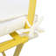 Ensemble 3 pièces de chaises bistro et de patio bistro Metail - Jaune