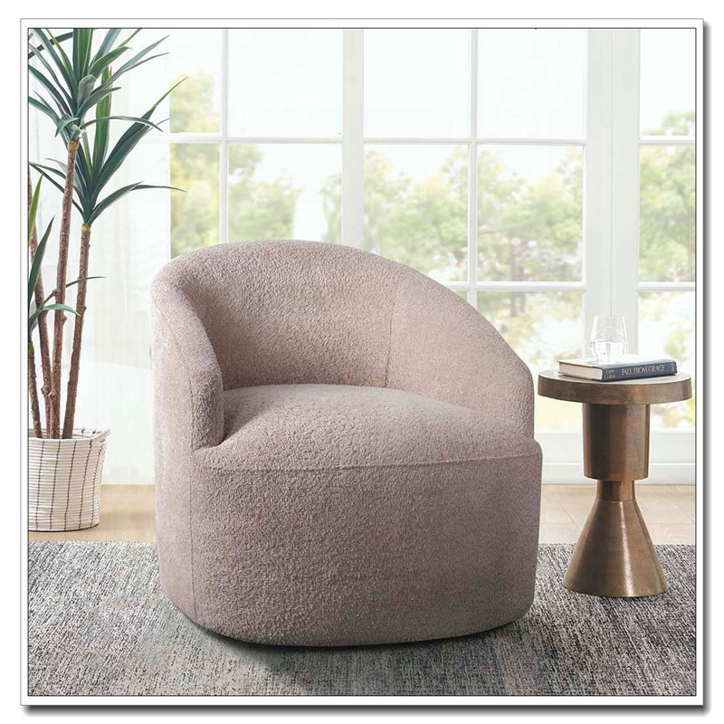Chaise pivotante rembourrée à 360 degrés