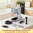 15-Bar Espresso Machine With Milk Frother Wand – Compact Design, Detachable Water Tank, Perfect For Home Latte & Cappuccino Lovers