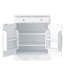 Rangement pour buffet moderne autoportant, ensemble de 2-1868840913