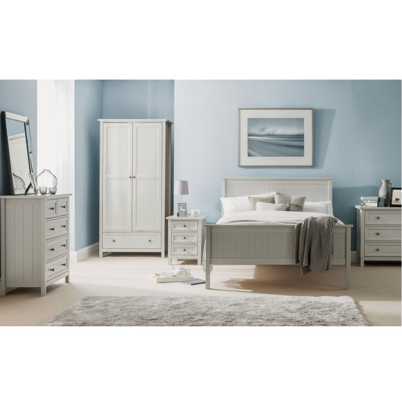 Jarin 48cm W 5 - Drawer Chest of Drawers, Grey