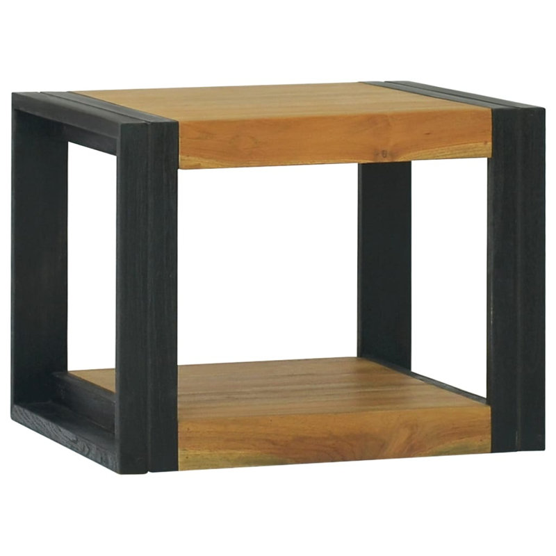 Tondreau Solid Wood Bathroom Shelves, Brown/Black