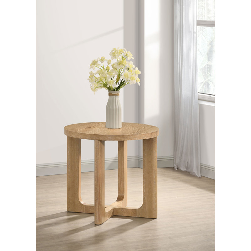 Table de bout Wai, Marron clair
