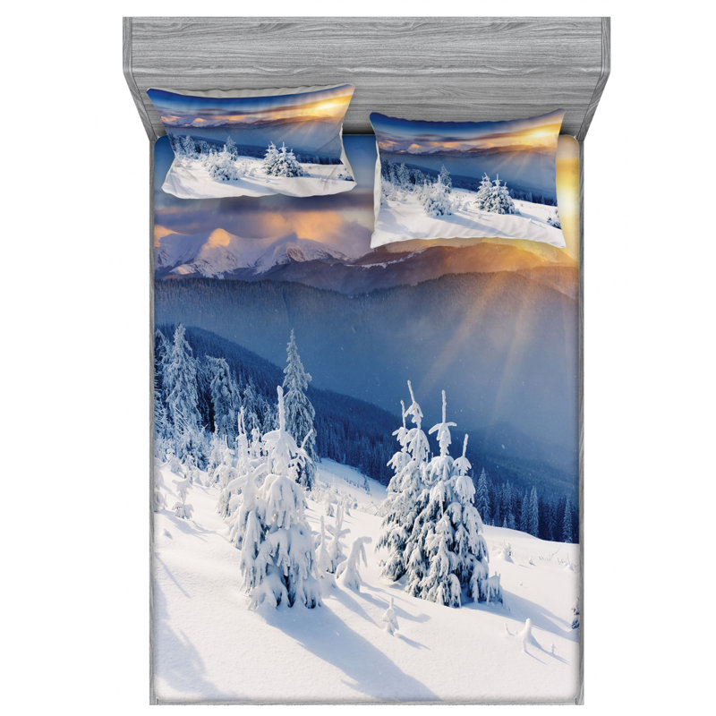 Microfiber Sheet Set, Full Sheet Set with Fitted Sheet