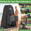Wakeman Pop Up Pod (L) 3,3 pi x (l) 3,3 pi x (H) 6,2 pi - tente d'intimité portable, tente de camping-113792966