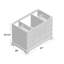 Audrey 47.13'' W Single Bathroom Vanity Base-1247150080