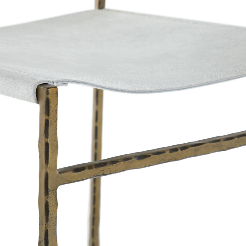 Landon Bar Stool - Gold, Bar Stool (29” Seat Height)