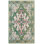 Tapis vert / turquoise tissé à la machine Madison Southwestern