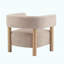 Fauteuil d'appoint rembourré Modern Boucle-1969425945
