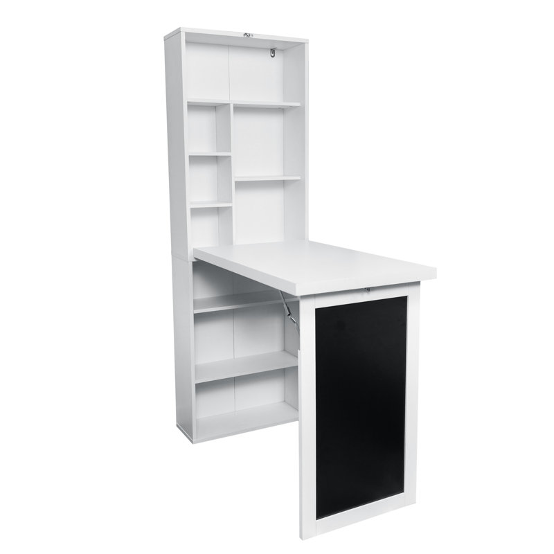 Mishawaka Floating Desk with Hutch