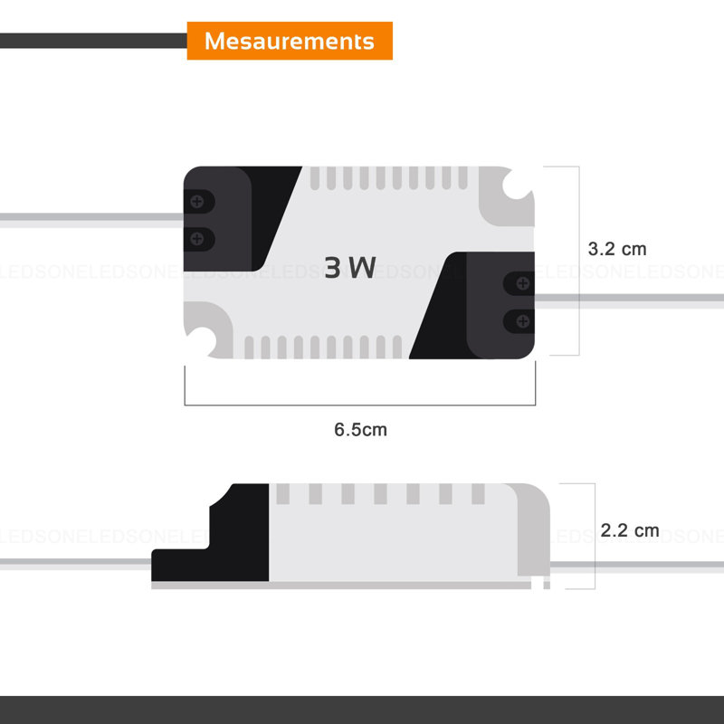 3W Electronic Transformer