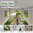 10' X 20' Party Tent, Heavy Duty Waterproof Canopy With 4 Removable Sidewalls And 2 Zippered Doors, White-121768598-124928444