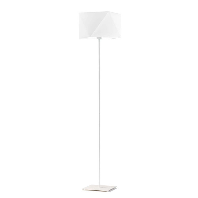 Ayaa 156cm Traditional Floor Lamp, White, White/White Inside