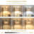 Rattan Boho Floor Lamp With Remote, Dimmable LED 3-Color Temp & Rotating Dual Shade