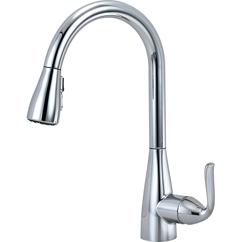 Grenville Pull-Down Touch Single Handle Kitchen Faucet, Chrome