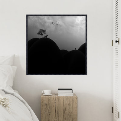 We by Nida Framed Canvas Wall Art Print