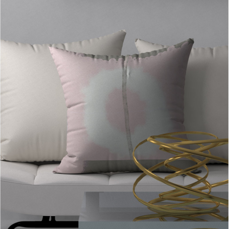  Housse de coussin carré et insert, H 18 po x l 18 po