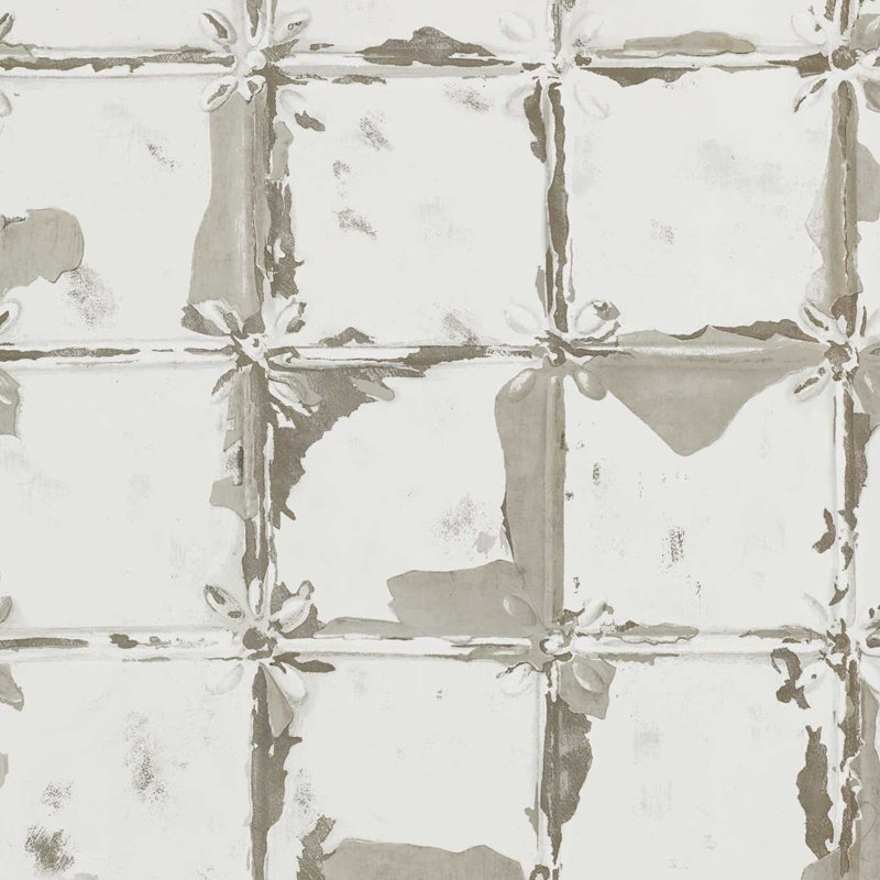 Akoa 10.05m x 52cm Wallpaper Roll, Platinum