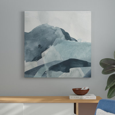Blue Range I by June Erica Vess - Wrapped Canvas Painting