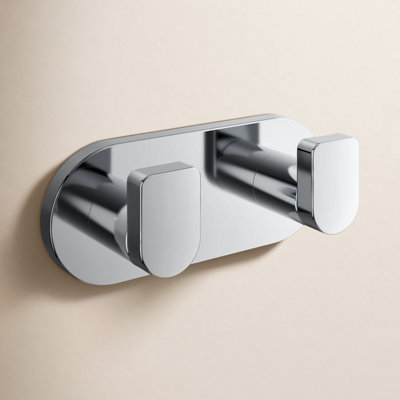Composed Wall-Mounted Double Robe Hook