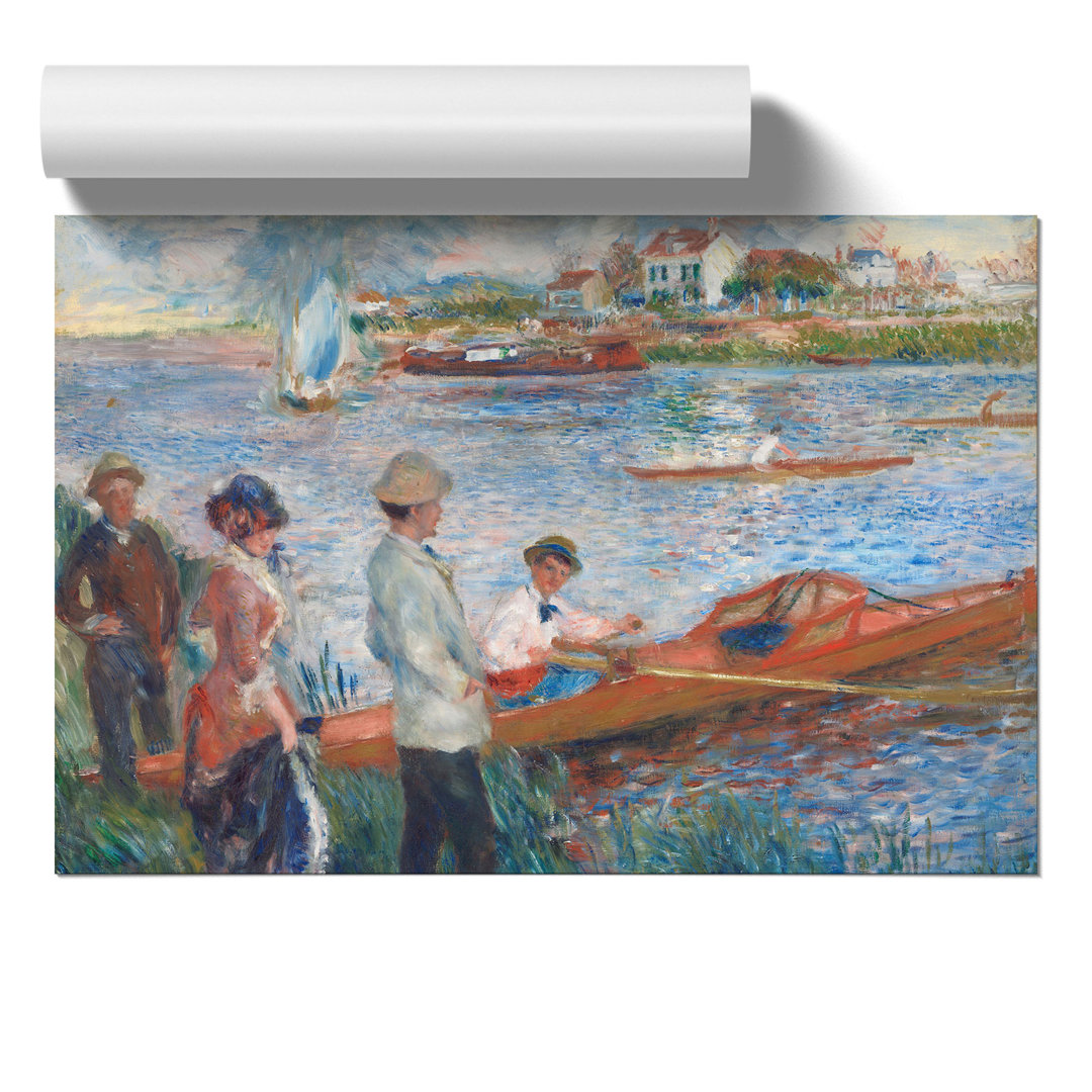 Oarsmen at Chatou by Pierre Auguste Renoir - Frameless Print