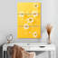 Harnek camomille sur jaune-108665596