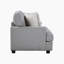Canapé en chenille moderne et contemporain de 91,5 po avec garniture cloutée sophistiquée Marzbed-778322125