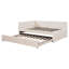 Lit de jour en L pleine grandeur avec lit gigogne escamotable et ports USB-1381792506