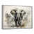 Silver Floater Framed