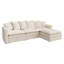 Canapé modulaire en L avec rangement en L-642627282