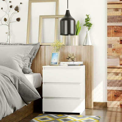45cm W Composite Bedside Table