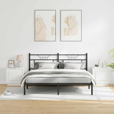 Bedside Cabinet With 2 Pcs 44 X 34.5 X 45 Cm