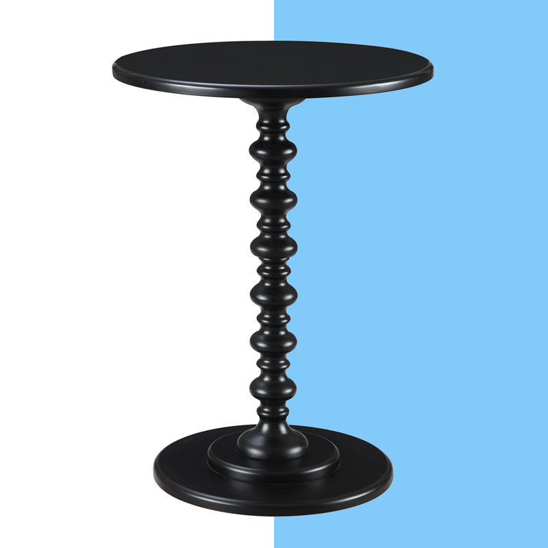 Table de bout à pied tourné Pettegrow, Noir