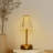 11.4'' Acrylic Table Lamps Nightstand Bedside Lamp Dimmable with 3 Color Lighting
