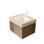 Comptoir en pierre frittée de qualité supérieure avec lavabo encastré en céramique et trou de robinet pré-percé Roma-132502698-132502699