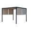 ACIER 9,5 X 9,5 pi Gazebo