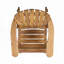 Chaise berçante d'extérieur en bois