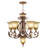 Aike 6 - Light Steel Dimmable Chandelier