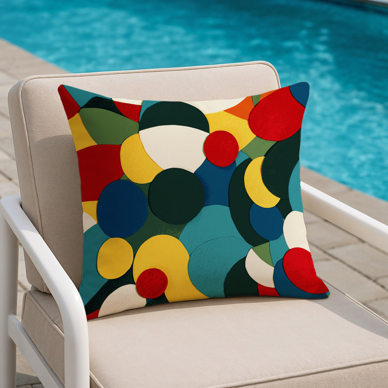 Funky Sway Indoor And Outdoor Throw Pillow, Square 20"