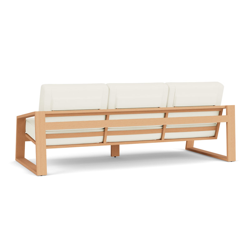 Pursuit Outdoor 3 - Seat Patio Sofa, Sailcloth Salt