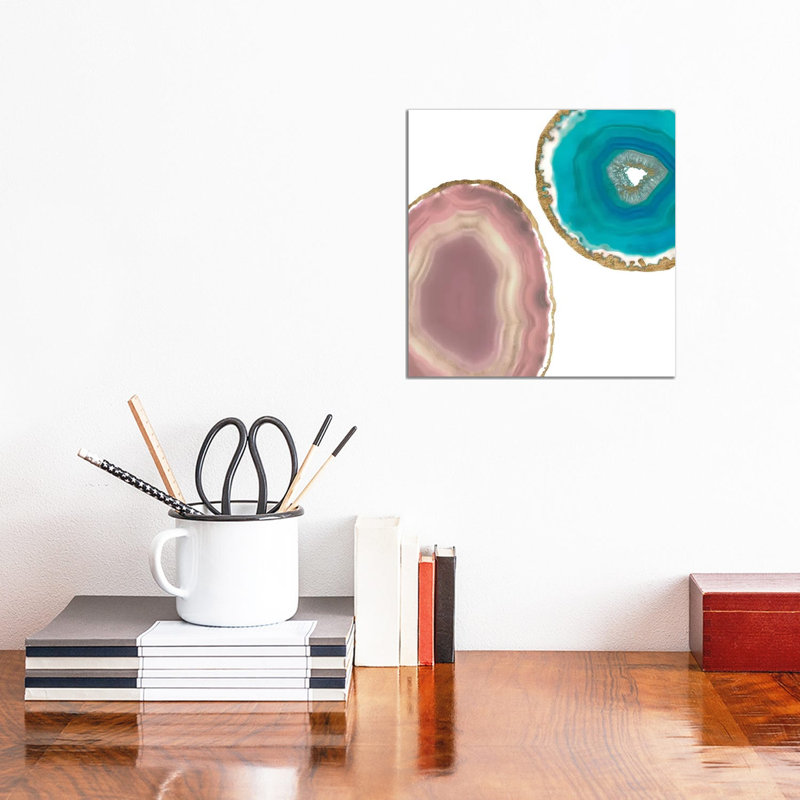 Gem Stones II by Jennifer Goldberger - Wrapped Canvas Print, 30.48cm H x 30.48cm W x 1.905cm D