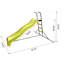 Glissoire intérieure autoportante en plastique de 2,2 m, structure principale et surface lisse en acier corrosif, goulotte haute résistance, protection