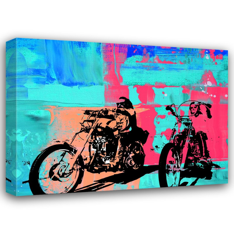 "Easyrider" par Stephen Chambers, impression sur toile tendue, H 15 po x l 18 po x P 1,5 po